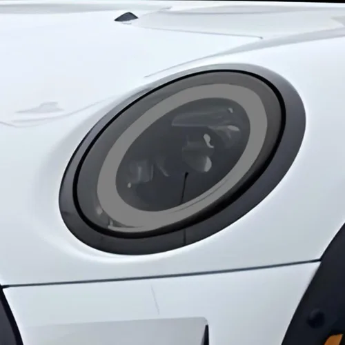 Vista 6 de BOGAR TECH DESIGNS Kit completo de tinte de luz para faros delanteros compatible con Mini Cooper Convertible 2019-2024, brasier transparente
