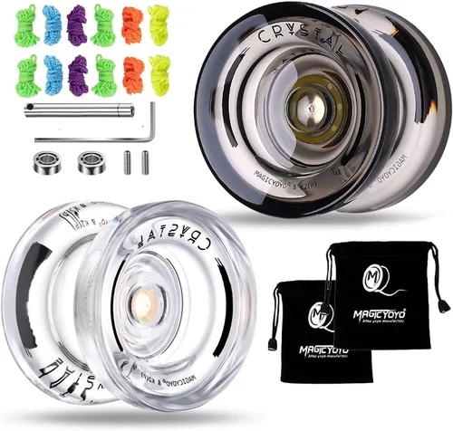 Vista 17 de MAGICYOYO K2 Responsive Yoyos para niños de 8 a 12 años, paquete de yoyo profesional de doble función con función de giro de dedo, yoyo profesional