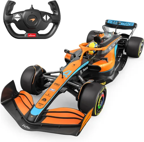 Vista 5 de RASTAR Coche de F1 1:12 Ferrari F1-75 Auto de juguete a control remoto, Ferrari F1 RC Car para niños y adultos, 2022 F1 Challenger, 2.4GHz