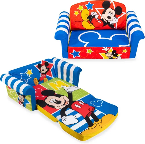 Vista 18 de Muebles Marshmallow para niños, sofá de espuma 2 en 1, Minnie Mouse, por Spin Master