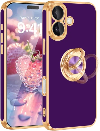 Vista 49 de Fingic Funda para iPhone 11, Funda para iPhone 11 con Soporte de Anillo [Soporte de Anillo Giratorio de 360° Base Magnética]