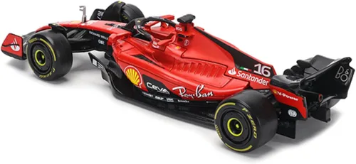 Vista 6 de HTLNUZD 2023 1/43 SF23 #16 Coche de carreras de aleación para Scuderia Ferrari 1:43 SF23 Leclerc Signature Die Cast Adultos Modelo Coche Exhibición