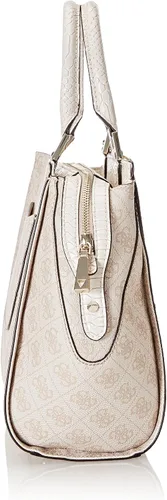 Vista 3 de GUESS Nissana Croc-Embossed Logo Satchel