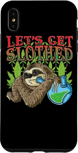 Vista 11 de Sloth Smokes Grass Shirt Marihuana Sloth Cannabis Stoner Case para iPhone 17
