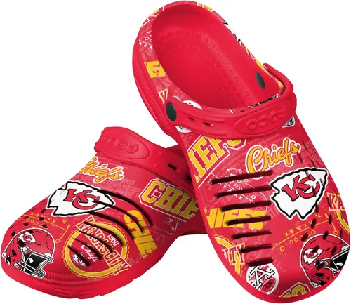 Vista 21 de FOCO Arizona Cardinals NFL Mens Historic Print Clog with Strap