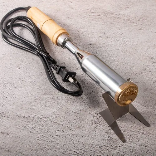Vista 9 de STAMTECH Hierro eléctrico personalizado de marca para madera, sellos de letras para quemar madera, herramientas de madera para alimentos de cuero