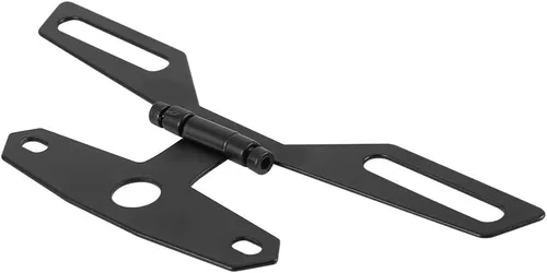 Vista 7 de Akozon Soporte de marco de matrícula, soporte universal para marco de matrícula plegable, soporte de luz trasera para motocicleta, ATV