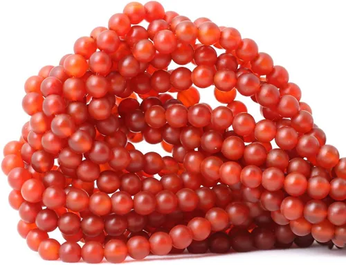 Vista 48 de Cuentas redondas sueltas de ágata estilo antiguo vena de dragón de 6mm, cuentas para diseño de joyas, 60 cuentas Ágata de vena de dragón