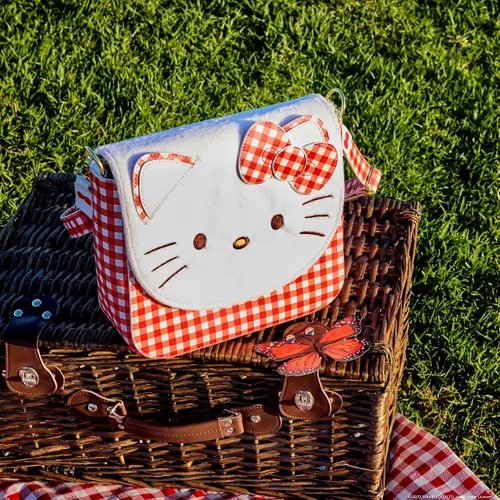 Vista 2 de Loungefly Sanrio Hello Kitty Gingham - Bolso bandolera multicolor