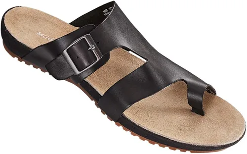 Vista 4 de Sandalias de cuero de vaca para hombre Jerusalén, Mocasín