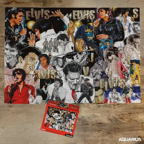 Vista 3 de Elvis Presley Collage 3000pc Puzzle