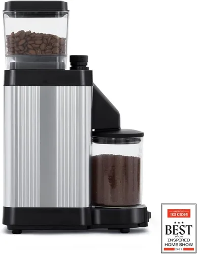 Vista 3 de Technivorm Moccamaster 49520 KM5 - Molinillo de café de rebabas, plata pulida y cafetera de 10 tazas KBGV Select 53941, plata pulida, 40 onzas, 1.25
