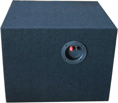 Vista 6 de Caja de subwoofer cuadrada ventilada con puerto individual de 12 pulgadas, madera MDF - CA-12PSK - Compatible con subwoofer Kicker L7 L5