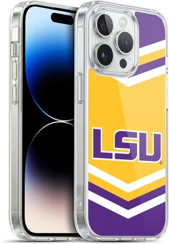 Vista 48 de Head Case Designs Funda de gel suave con licencia oficial de la Universidad Estatal de Louisiana LSU Camou compatible con Apple iPhone 7 Plus/iPhone