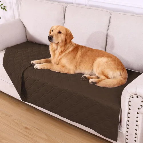 Vista 62 de hyha - Manta impermeable para cama de perro, mantas suaves para mascotas, funda impermeable para sofá para perros, fundas reversibles lavables