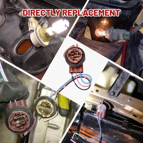 Vista 7 de RED WOLF 3157 3156 Adaptador de Enchufe de Arnés Precableado Conector Pigtail Compatible con GM GMC Chevy Buick Cadillac 1997-2007