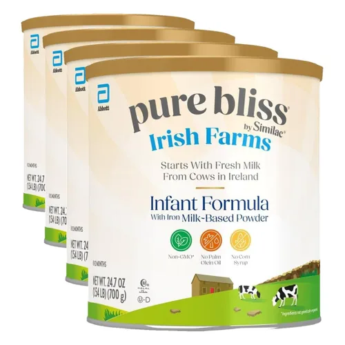 Vista 15 de Pure Bliss Irish Farms, fórmula para bebés fácil de digerir, fórmula infantil, 0-12 meses, lata de 24.7 onzas