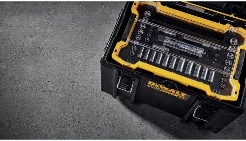 Vista 5 de DEWALT Juego de enchufes con bandeja Toughsystem, 3/8 pulg., juego de 37 piezas (DWMT45400)