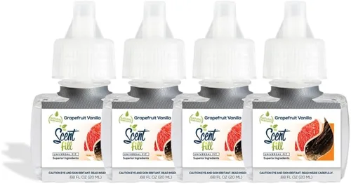 Vista 17 de Scent Fill Ambientador enchufable de sidra de manzana, 4 recambios de aceite perfumado