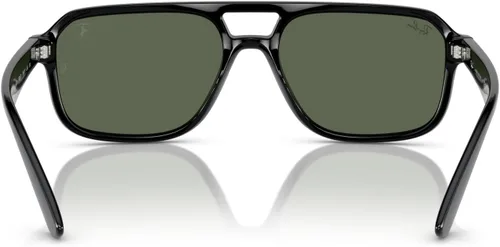 Vista 4 de Ray-Ban Unisex Sunglasses Black Frame, Dark Green Lenses, 58MM