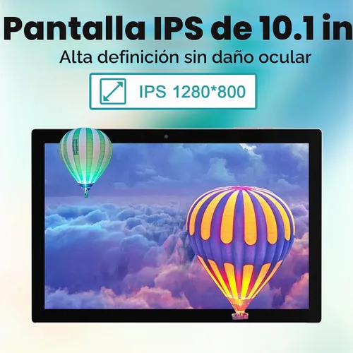 Vista 6 de Tableta de 10 pulgadas con teclado Android 15 (NO GO) Tabletas 2 en 1 Tableta 18GB RAM 128GB Soporta expansión de 2TB Tabletas incluyen estuche Azul