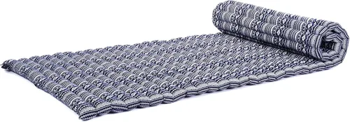 Vista 65 de Leewadee - Colchón de piso plegable - Futón japonés enrollable -Alfombra de tatami triple pliegue - Cama de piso para invitados - Colchón de camping