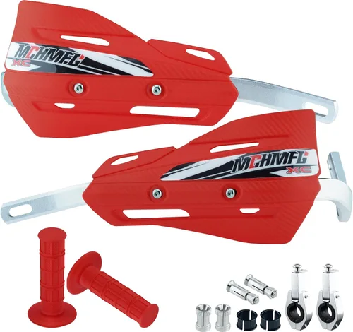 Vista 10 de Paramanos de moto de cross con empuñaduras, protectores de mano de motocicleta de 7/8 pulgadas y 1 1/8 pulgadas para cuatrimoto, soporte universal