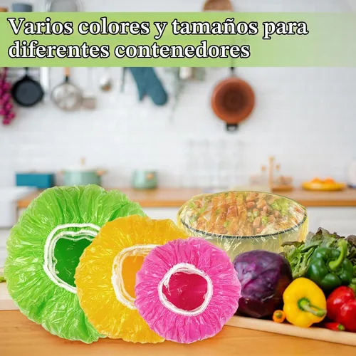 Vista 7 de Reastar - Cubierta para cuenco a prueba de pan, tapa de ducha de plástico, 6/8/10 pulgadas 60 Pcs, Elastic and Reusable, Keep Food Fresh, Fits