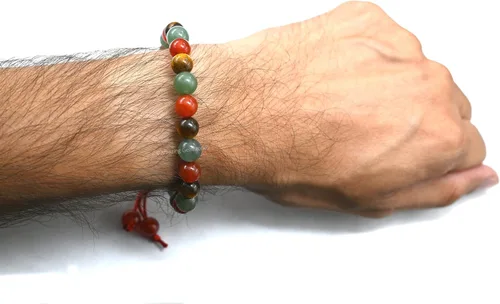 Vista 37 de Pulsera del zodiaco de cristales curativos