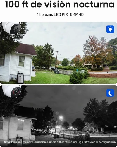 Vista 2 de REOLINK Sistema de cámara de seguridad para el hogar de 5MP 8CH sin HDD