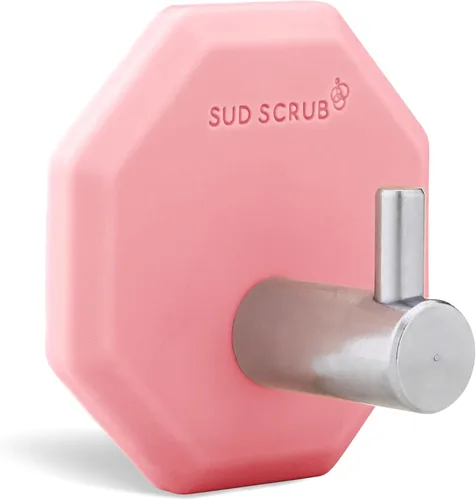 Vista 11 de Sud Scrub® Gancho de ducha antimicrobiano, ganchos autoadhesivos para pared de ducha, ganchos de pared extraíbles resistentes, ganchos para colgar