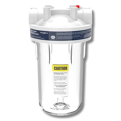Vista 9 de Whirlpool Carcasa de filtro de agua para toda la casa de 20 x 4.5 pulgadas, sistema certificado NSF para filtro de carbono de sedimentos