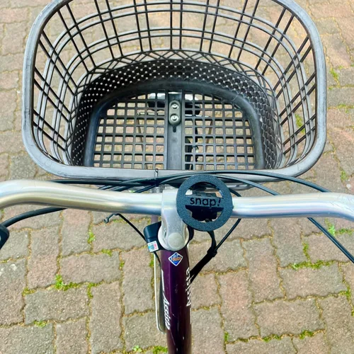 Vista 5 de Snap! Soporte magnético para teléfono móvil para manillar de bicicleta: seguro y ligero, color negro