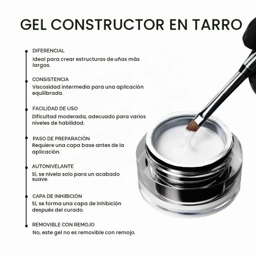 Vista 4 de PINK MASK Gel constructor en un tarro 30g Baby Blue, extensión/fortalecedor de uñas en un tarro, gel duro para uñas, manicura de acrílico esculpido