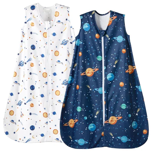Vista 11 de PHF Saco de dormir cálido de microforro polar para bebé de 0 a 6 meses, manta suave para bebé, sacos de dormir con cremallera de 2 vías, paquete