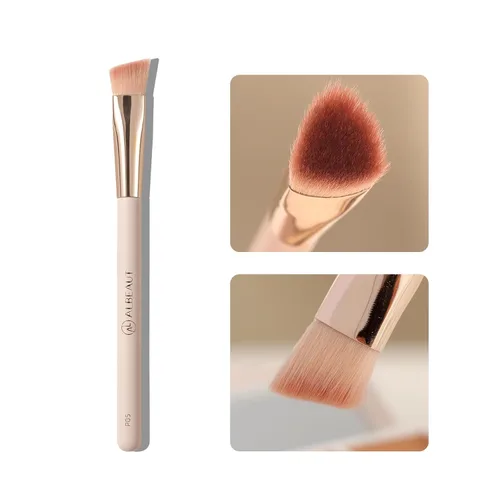 Vista 10 de Albeaut Brocha Correctora en Ángulo para Debajo de los Ojos para Corrector Líquido Crema en Polvo Iluminador Triangular Pequeña Contorno de Nariz