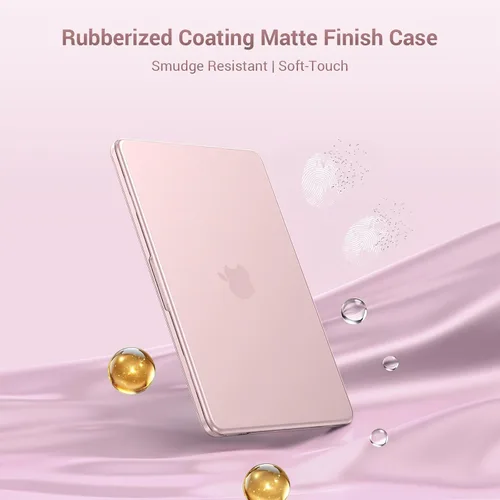Vista 5 de MOSISO Compatible con MacBook Neo Case 13 pulgadas 2026 A3404 A18 Pro Chip Rubor