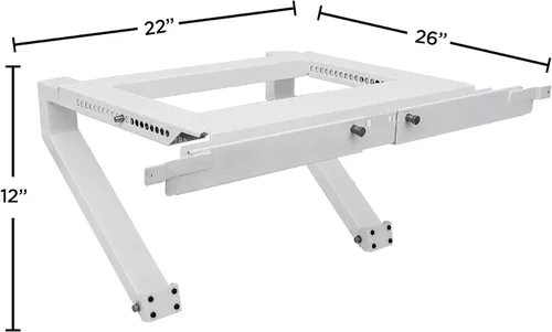 Vista 7 de Soporte para montar aire acondicionado en ventana BAB-2438 de Black + Decker (no requiere taladrar)
