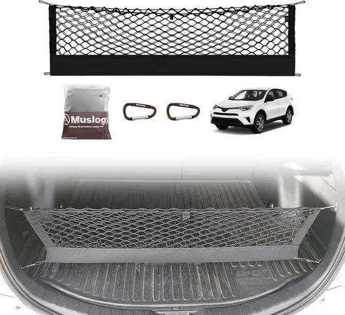 Vista 21 de Muslogy Red de carga para maletero estilo sobre compatible con accesorios Jeep Grand Cherokee L 2021-2024 2025, organizador de maletero de ajuste