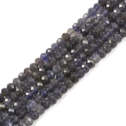 Vista 16 de 7 chakras piedras preciosas de 0.236 in de piedras preciosas facetadas Rondelle sueltas cuentas para hacer joyas DIY cuentas de 16 pulgadas