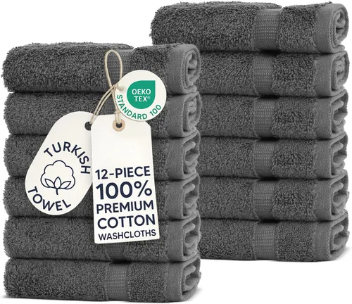 Vista 77 de Chakir Turkish Linens - Toallas turcas de 100% algodón, suaves y absorbentes (juego de 3 toallas personalizables, color aguamarina)