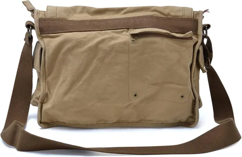 Vista 5 de Gootium Vintage - Bolso bandolera de lona estilo británico