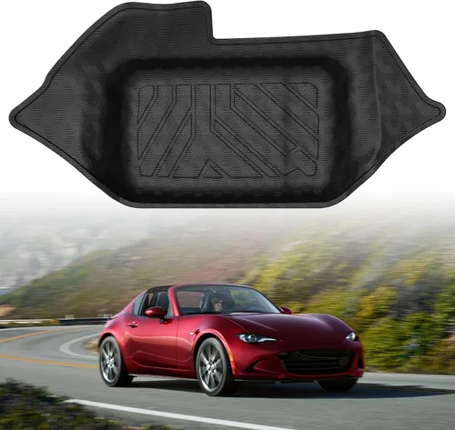 Vista 13 de Mixsuper Forro de carga para Rivian R1S 2022-2024 2025, alfombrilla para maletero para todo tipo de clima, para accesorios R1S, alfombrilla