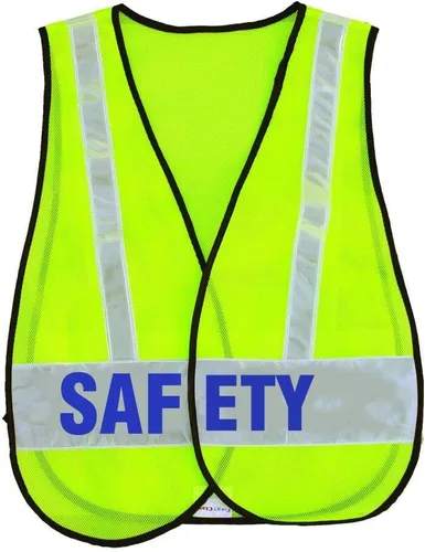 Vista 2 de First Class CHALECOS DE SEGURIDAD REFLEXIVOS CON IDENTIFICACIÓN VERDE LIMA