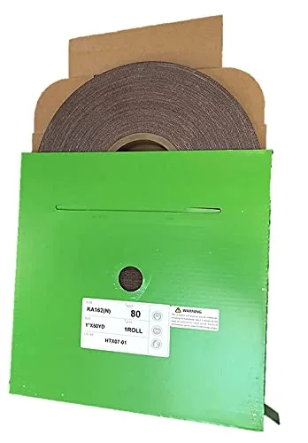 Vista 2 de Rollo de lijado de 1" x 50YD, A/O, J-wt respaldo de tela de algodón (P80)