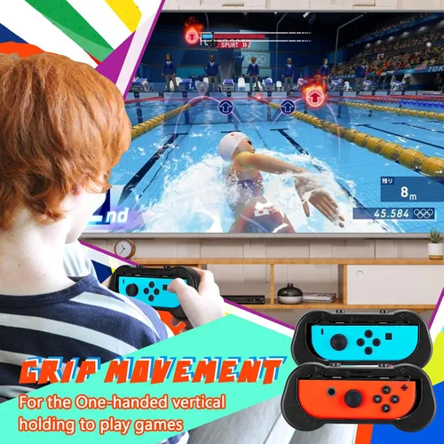 Vista 5 de SIKEMAY Nintendo Switch Sports Accessories, 12-in-1 Bundle for Nintendo Switch Games, Switch Sports Set for Nintendo Switch Games, with Switch