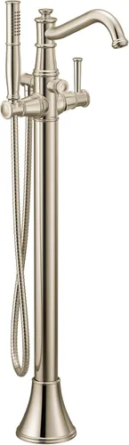 Vista 8 de Moen 9025ORB Belfield - Llenador de bañera independiente con una manija y ducha de mano, bronce aceitado Oil Rubbed Bronze