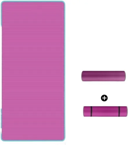 Vista 9 de colchoneta de gimnasia Colchoneta Antideslizante De Alta Densidad Para Yoga, Pilates, Fitness, Deportes, Gimnasio, Hogar, Almohadilla Impermeable