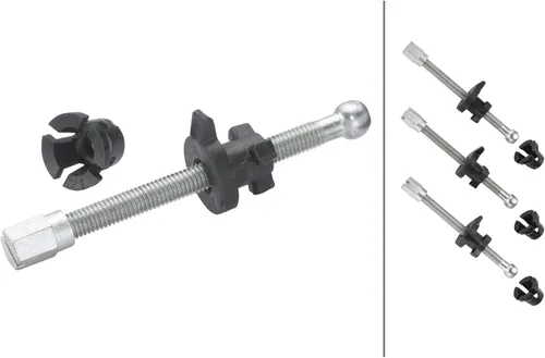 Vista 3 de HELLA 152977001 Tornillos Adj F/90Mm Classic (Bolsa), Negro y plata
