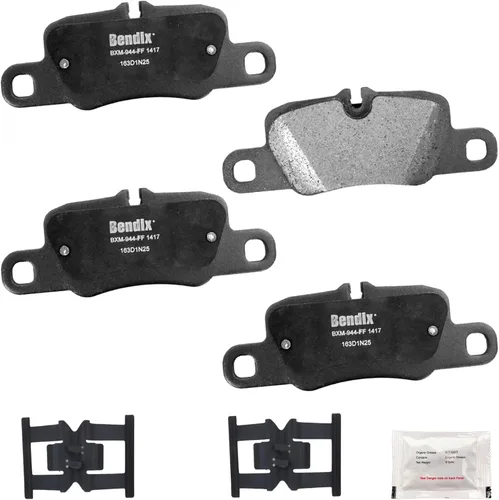 Vista 163 de Bendix Pastillas de freno traseras de cerámica Priority1 CFC1020 para Cadillac CTS 2007-2006, SRX 2009-2004, STS 2010-2006